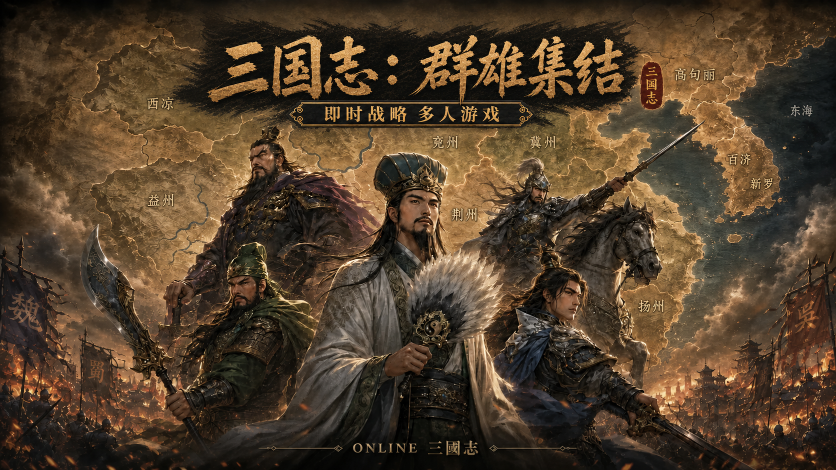 三国志:群雄集结官方主视觉图